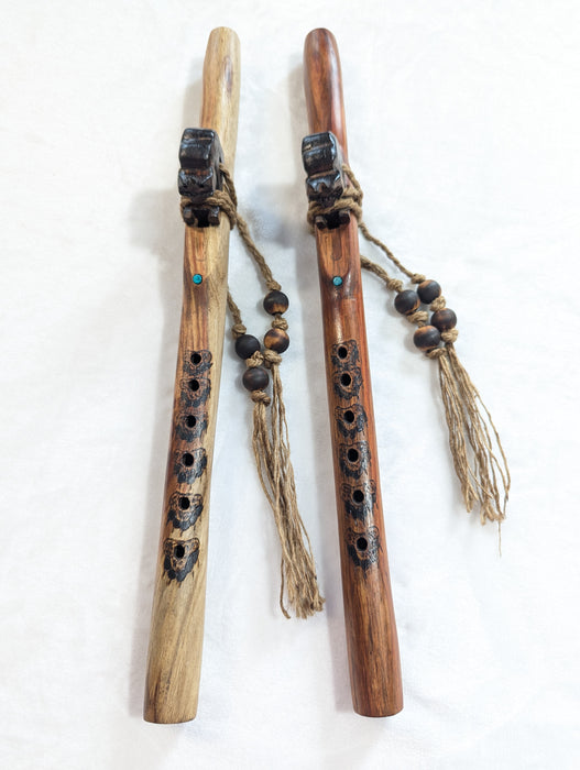 Marton Pap Flutes - Rustic Bear Series [A] Native American-Style Flute