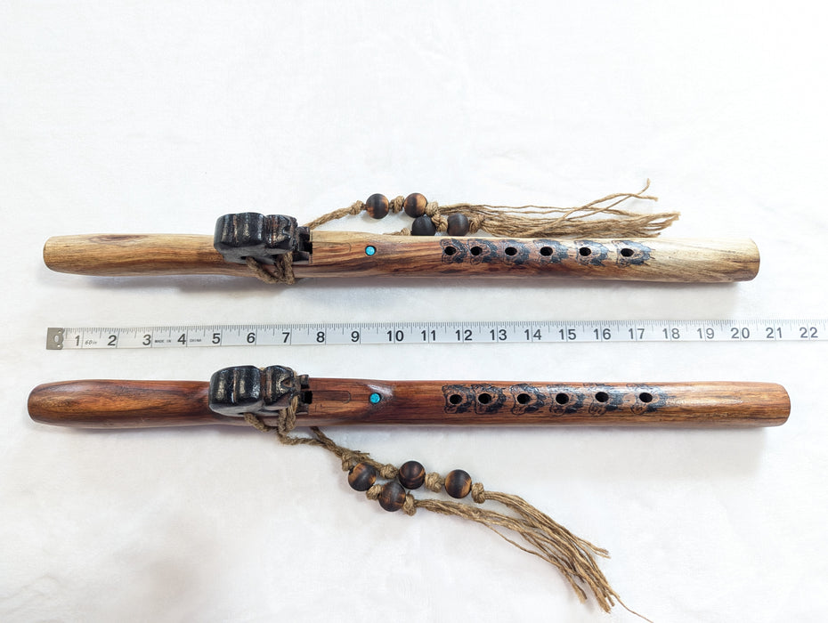 Marton Pap Flutes - Rustic Bear Series [A] Native American-Style Flute