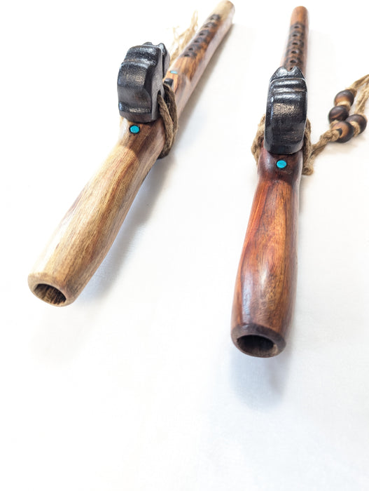 Marton Pap Flutes - Rustic Bear Series [A] Native American-Style Flute